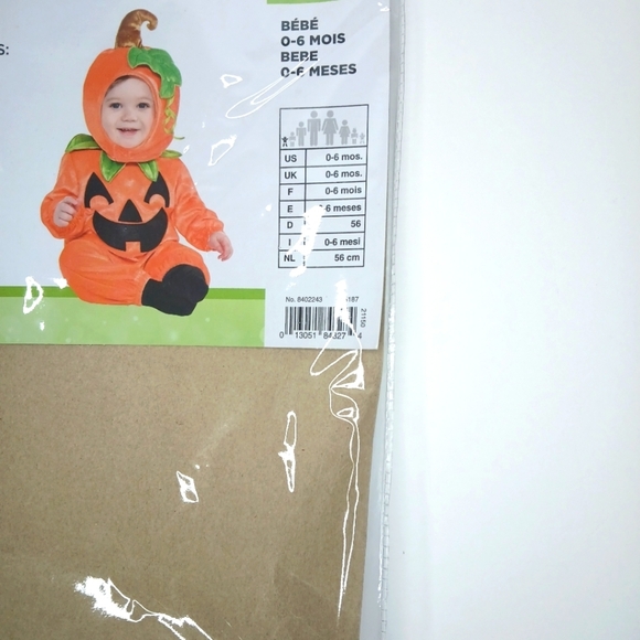Cute As A Pumpkin 2 Piece Halloween Custom 0-6 months - Picture 8 of 9